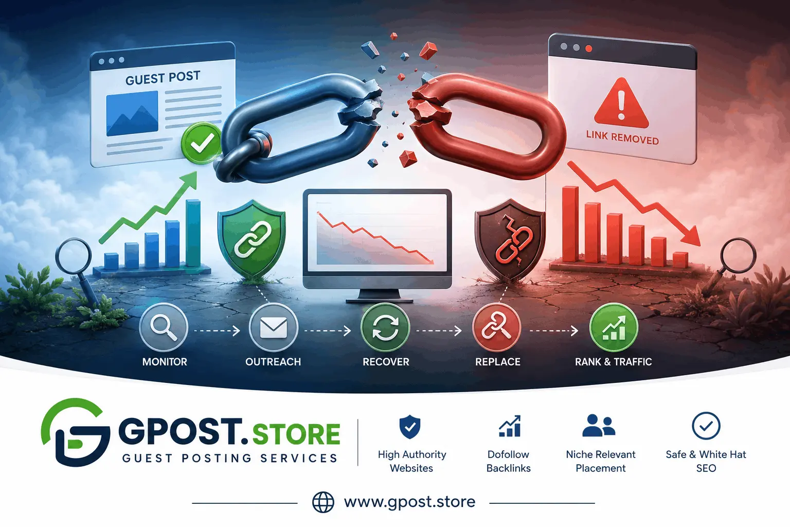 Guest post link decay and disappearing backlinks SEO strategy