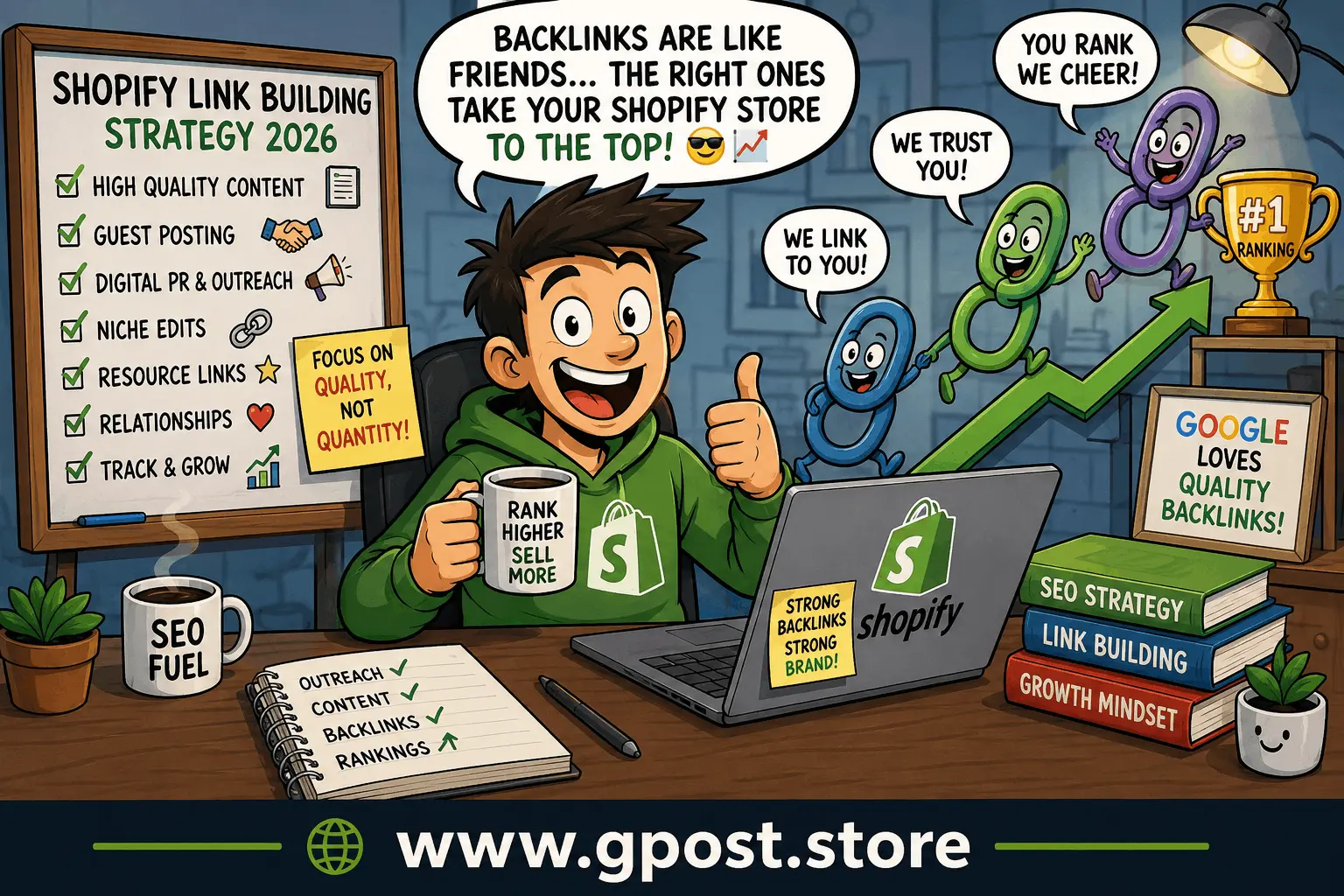 Shopify Link Building Strategy 2026 SEO Guide